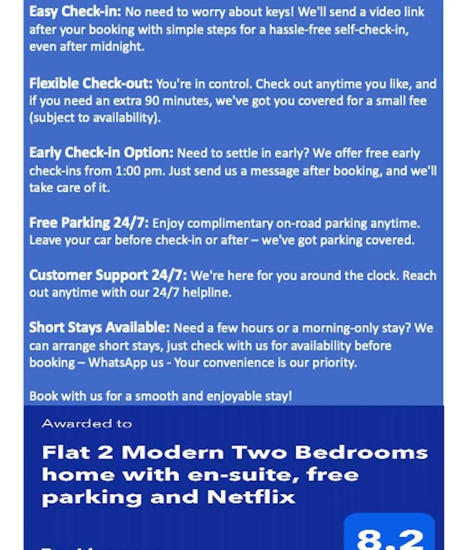 Modern Two-Bedroom Suite: City Centre Convenience Nottingham United Kingdom